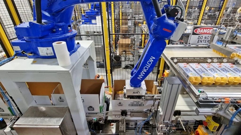 Robotic carton packing